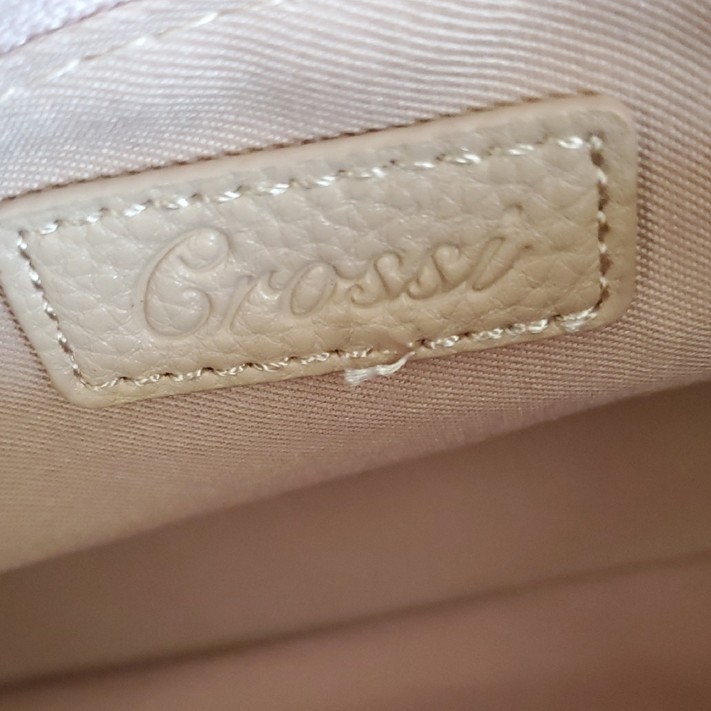 Neutral Beige Bow-Appliqué Top Handle Satchel - Picture 2 of 12